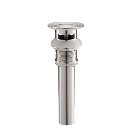 Kibi Pop Up Drain Stopper for Bathroom with Overflow KPW100BN